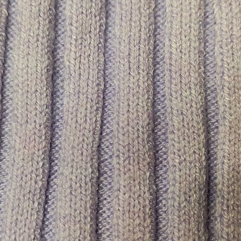Wild Fable | Purple Ribbed Crop Top - Picture 3 of 6